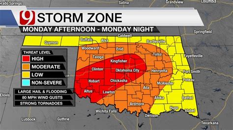 oklahoma severe weather tonight.